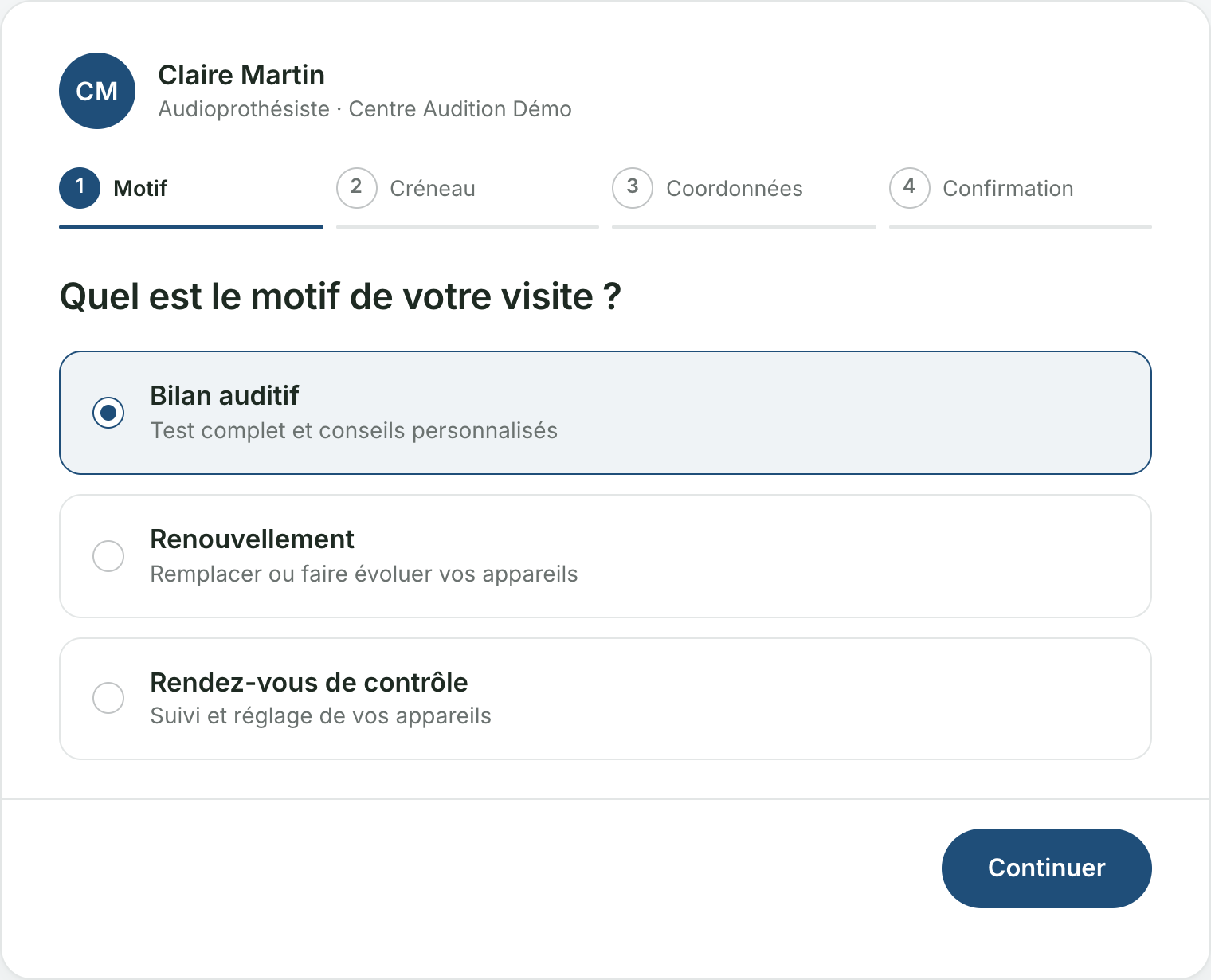 Étape 1 : choix du motif